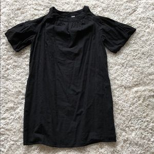 Black Open Shoulder Dress